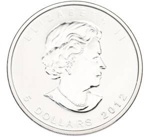 5 долларов 2012 года Канада «Кленовый лист» — Фото №2