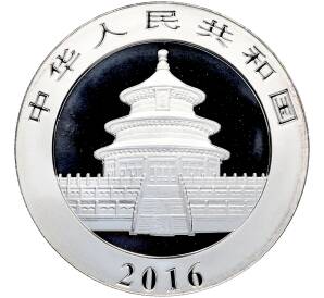 10 юаней 2016 года Китай «Панда» — Фото №2