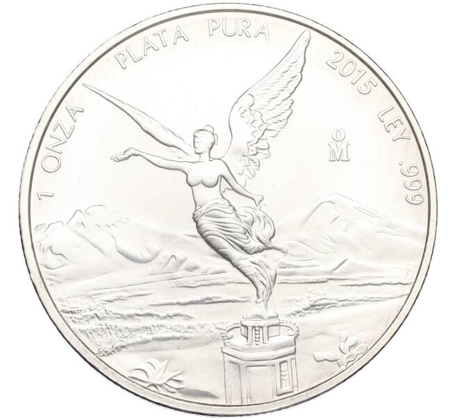 Монета 1 унция 2015 года Мексика «Свобода» (Артикул: K10-15723) — Фото №1