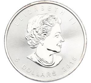 5 долларов 2015 года Канада «Кленовый лист» — Фото №2