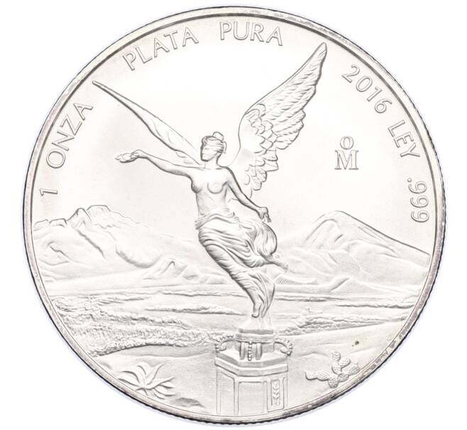 Монета 1 унция 2016 года Мексика «Свобода» (Артикул: K10-15726) — Фото №1