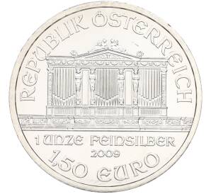 1.50 евро 2009 года Австрия «Венская филармония» — Фото №1