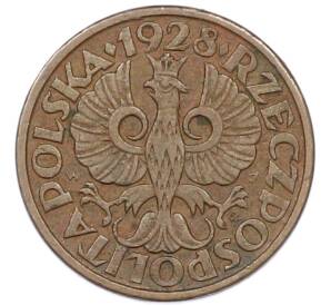 1 грош 1928 года Польша — Фото №1