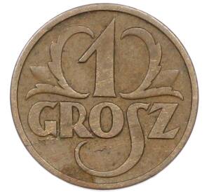 1 грош 1935 года Польша — Фото №2