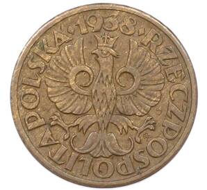 1 грош 1938 года Польша — Фото №1