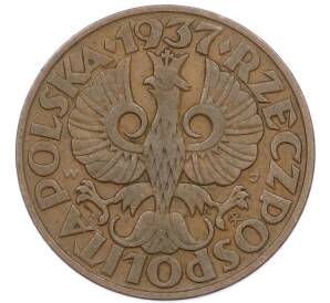5 грошей 1937 года Польша — Фото №1