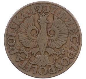 5 грошей 1937 года Польша — Фото №1