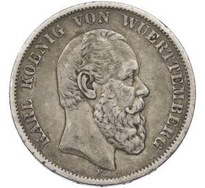 5 марок 1875 года Германия (Вюртемберг) — Фото №1