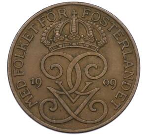 5 эре 1909 года Швеция — Фото №1