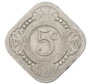 5 центов 1914 года Нидерланды — Фото №1