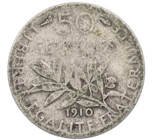 50 сантимов 1910 года Франция — Фото №1
