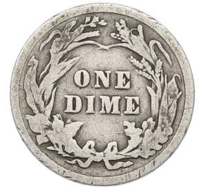 1 дайм (10 центов) 1906 года США — Фото №2