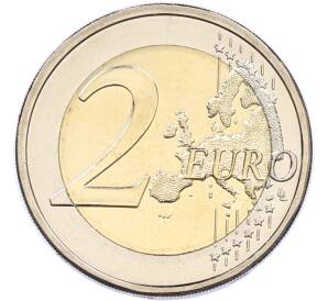 2 евро 2024 года Финляндия «Архитектурная фирма Геселлиус-Линдгрен-Сааринен» — Фото №2