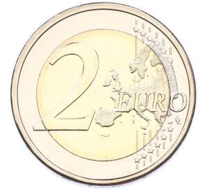 2 евро 2024 года Финляндия «Архитектурная фирма Геселлиус-Линдгрен-Сааринен» — Фото №2