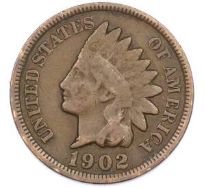 1 цент 1902 года США — Фото №1