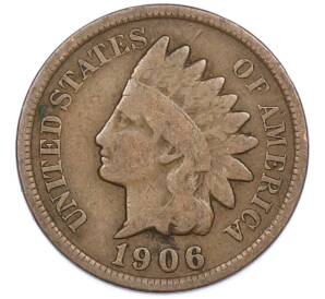 1 цент 1906 года США — Фото №1