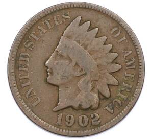 1 цент 1902 года США — Фото №1