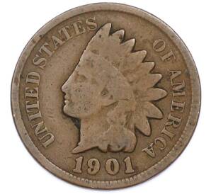 1 цент 1901 года США — Фото №1