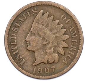 1 цент 1907 года США — Фото №1