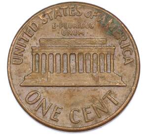 1 цент 1969 года D США — Фото №2