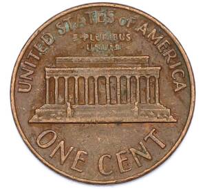 1 цент 1969 года D США — Фото №2