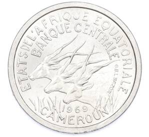 1 франк 1969 года Экваториальная Африка (Камерун) — Фото №1