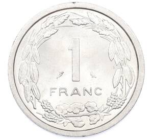 1 франк 1969 года Экваториальная Африка (Камерун) — Фото №2