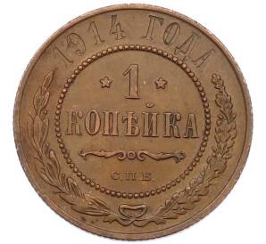 1 копейка 1914 года СПБ — Фото №1