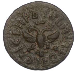 Полушка 1707 года — Фото №2