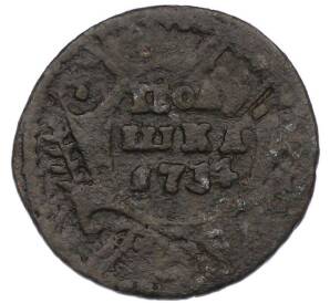 Полушка 1734 года — Фото №1