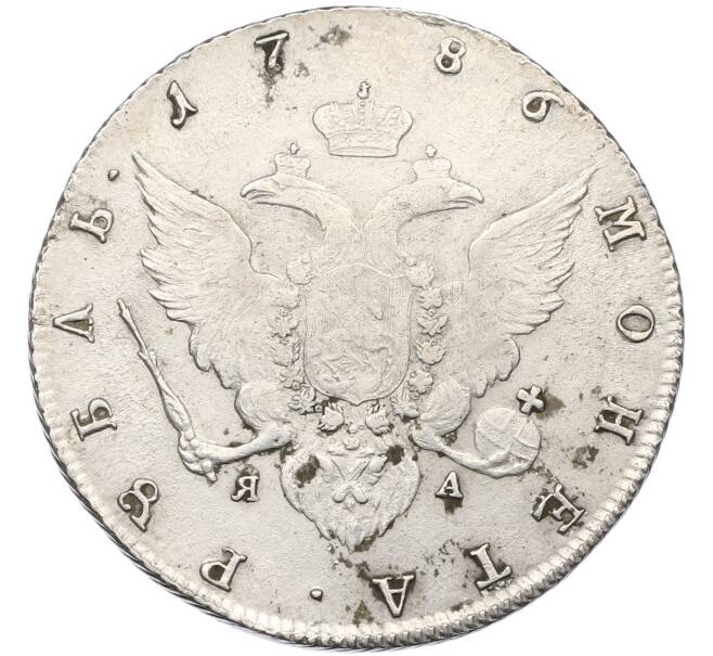 Монета 1 рубль 1786 года СПБ ТI ЯА (Артикул: K12-87110) — Фото №2