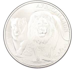5000 франков 2016 года Республика Конго «Африканский лев» — Фото №1