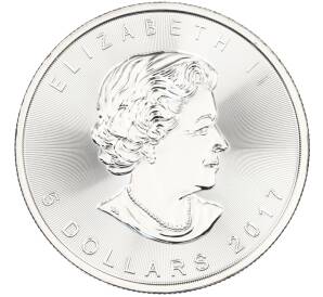 5 долларов 2017 года Канада «Кленовый лист» — Фото №2