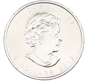 5 долларов 2013 года Канада «Кленовый лист» — Фото №2