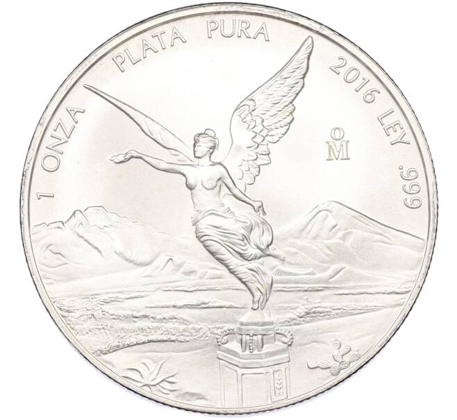 Монета 1 унция 2016 года Мексика «Свобода» (Артикул: K10-15779) — Фото №1