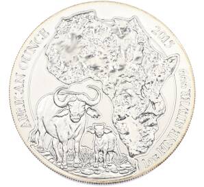 50 франков 2015 года Руанда «Африканская унция — Буйвол» — Фото №1