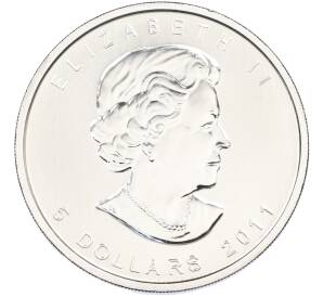 5 долларов 2011 года Канада «Кленовый лист» — Фото №2