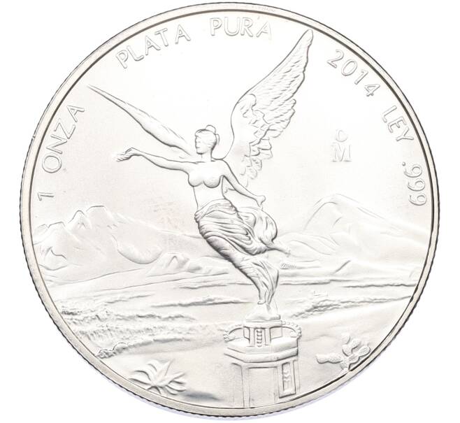 Монета 1 унция 2014 года Мексика «Свобода» (Артикул: K10-15783) — Фото №1