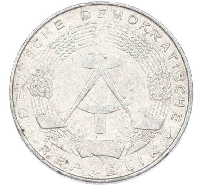 Монета 1 пфенниг 1975 года Восточная Германия (ГДР) (Артикул: K10-15885) — Фото №2