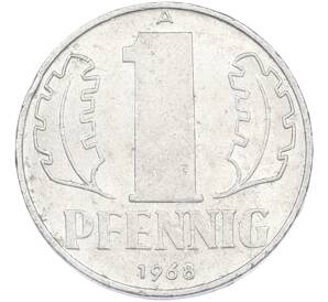 1 пфенниг 1968 года Восточная Германия (ГДР) — Фото №1