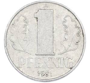 1 пфенниг 1961 года Восточная Германия (ГДР) — Фото №1