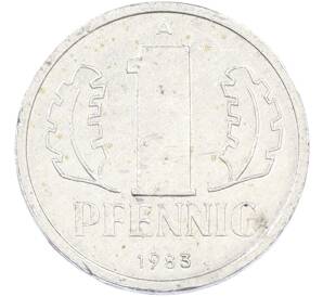 1 пфенниг 1983 года Восточная Германия (ГДР) — Фото №1