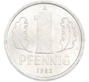 1 пфенниг 1982 года Восточная Германия (ГДР) — Фото №1