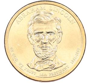 1 доллар 2010 года (P) США «16-й президент США Авраам Линкольн» — Фото №1