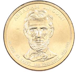 1 доллар 2010 года (P) США «16-й президент США Авраам Линкольн» — Фото №1