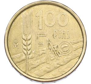 100 песет 1995 года Испания «ФАО» — Фото №1