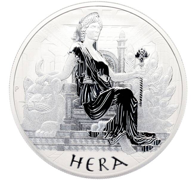 Монета 1 доллар 2022 года Тувалу «Боги Олимпа — Гера» (Артикул: K10-15961) — Фото №1
