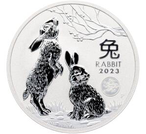 1 доллар 2023 года Австралия «Лунный календарь III — Год Кролика» — Фото №1