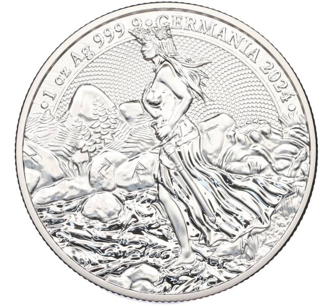 Монета 1 унция (5 марок) 2024 года Германия «Аллегория Германии» (Артикул: K10-15966) — Фото №1
