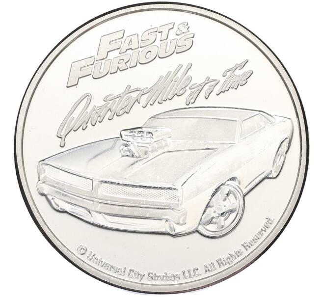 Монета 2 доллара 2023 года Самоа «Форсаж — Четверть мили за раз» (Артикул: K10-15973) — Фото №1